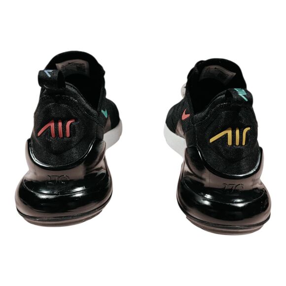 NIKE Air Max 270 'Black Multi-Color' Running Shoes Size 7Y/W8.5 - Picture 5 of 10